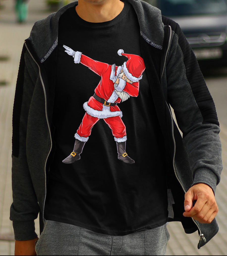 Dabbing Santa Christmas Dance Pose T-Shirt