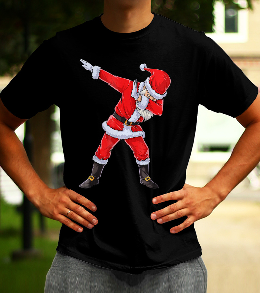 Dabbing Santa Christmas Dance Pose T-Shirt