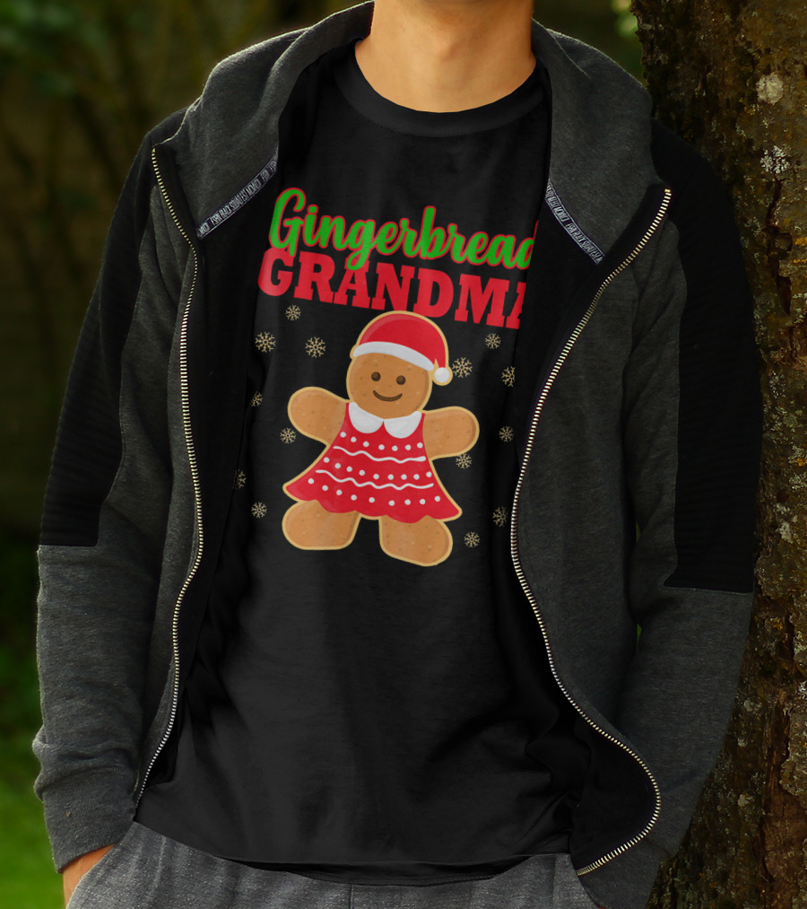 Gingerbread Grandma Matching Family Christmas Ginge T-Shirt