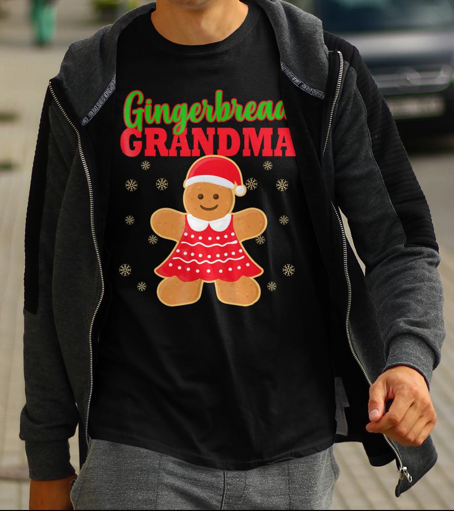 Gingerbread Grandma Matching Family Christmas Ginge T-Shirt