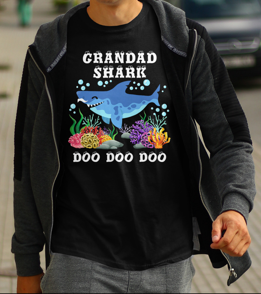 Grandad Shark Doo Doo Doo T-Shirt