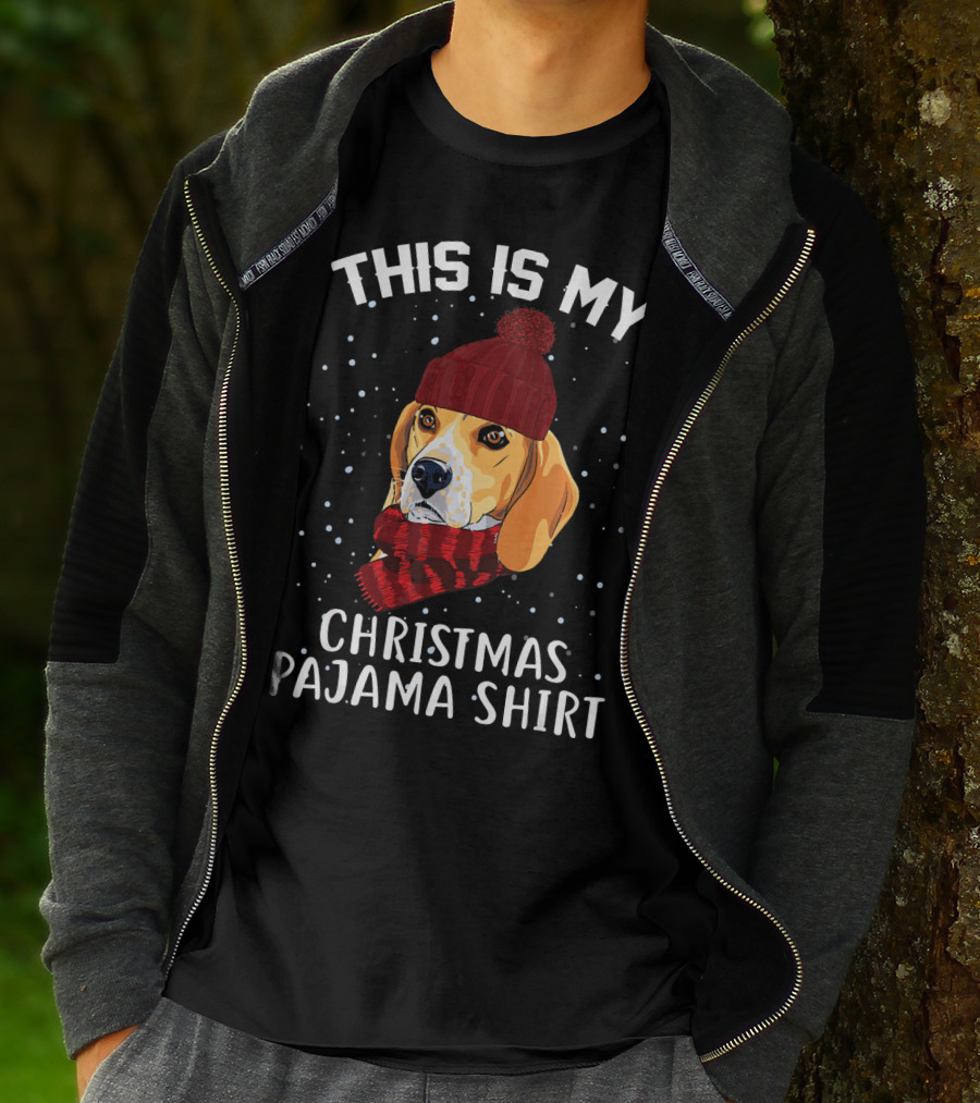 This Is My Beagle Christmas Pajama T-Shirt