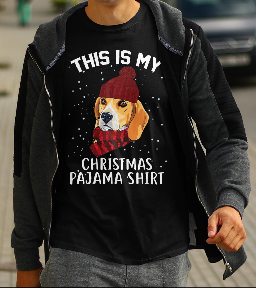 This Is My Beagle Christmas Pajama T-Shirt