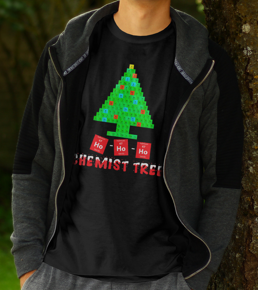 Chemist Tree Ho Ho Ho Unique Chemistry T-Shirt