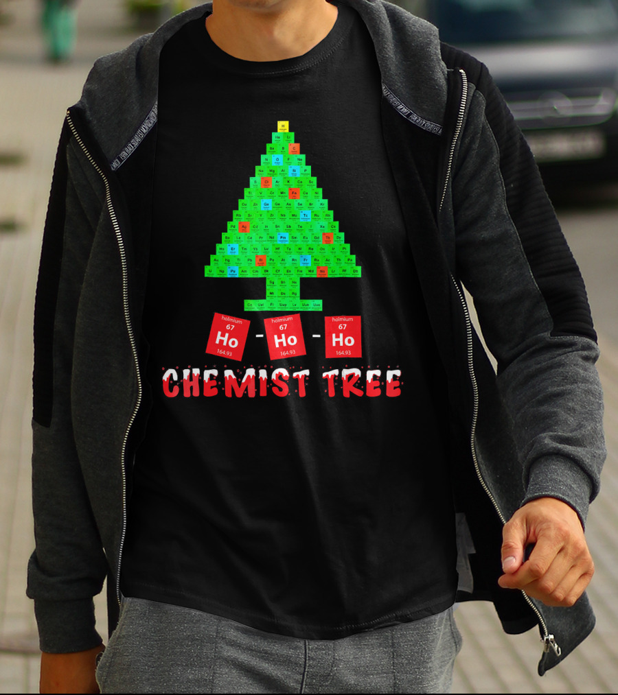 Chemist Tree Ho Ho Ho Unique Chemistry T-Shirt