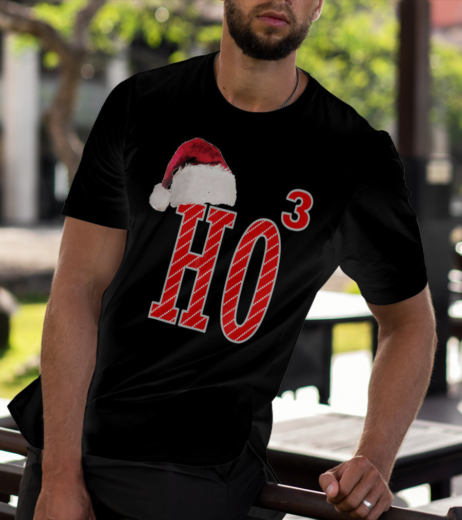 Ugly Christmas Santa Hat Ho Ho³ T-Shirt