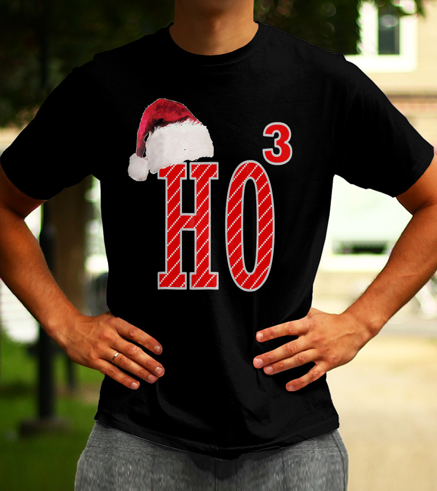 Ugly Christmas Santa Hat Ho Ho³ T-Shirt