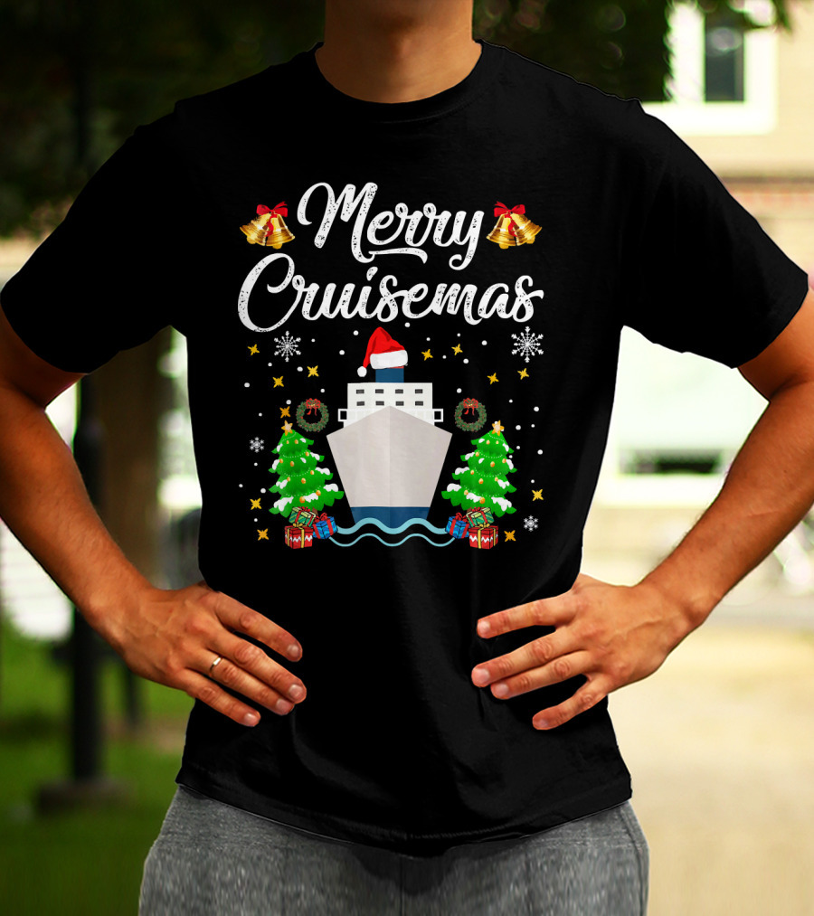 Merry Cruisemas Cruise Ship Christmas Holiday Family Adventure T-Shirt