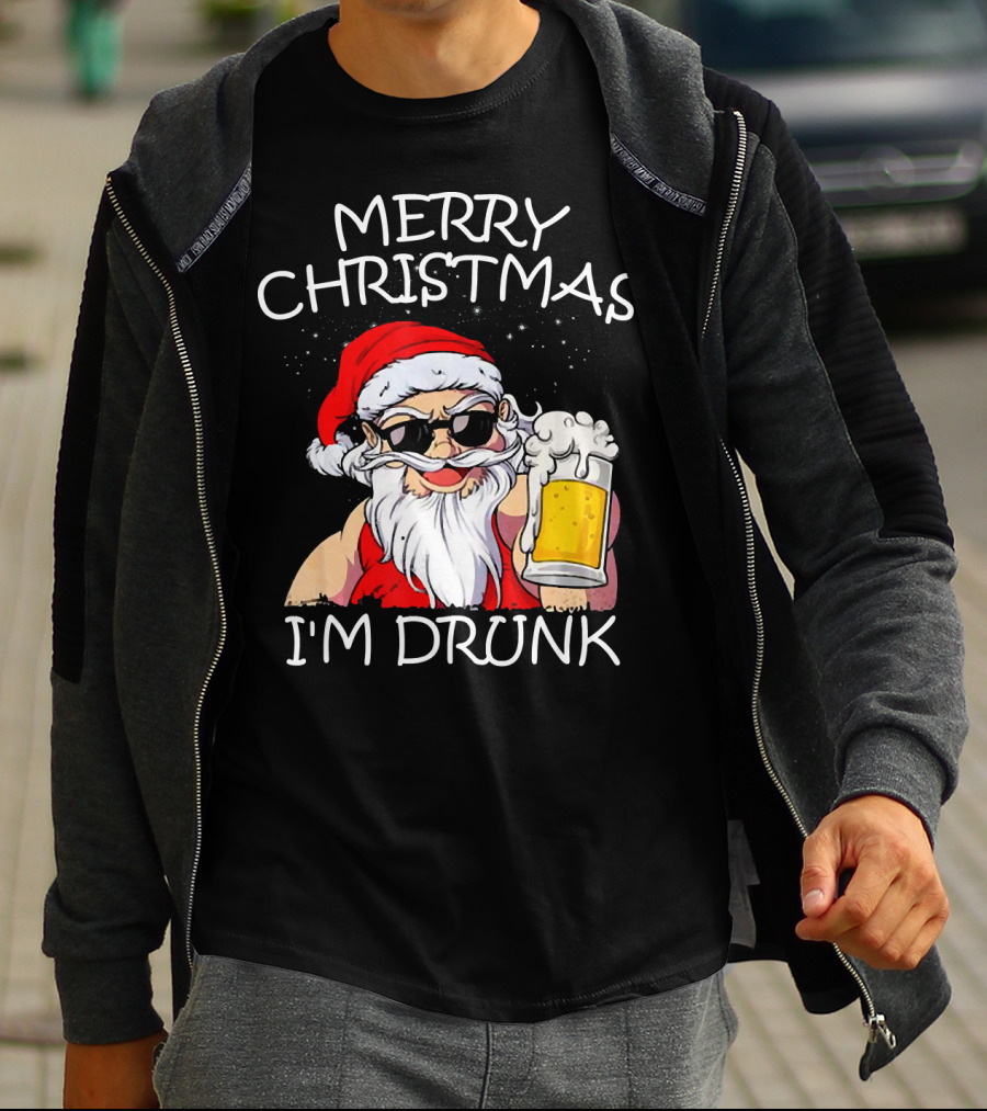 Merry Christmas Santa I'm Drunk T-Shirt