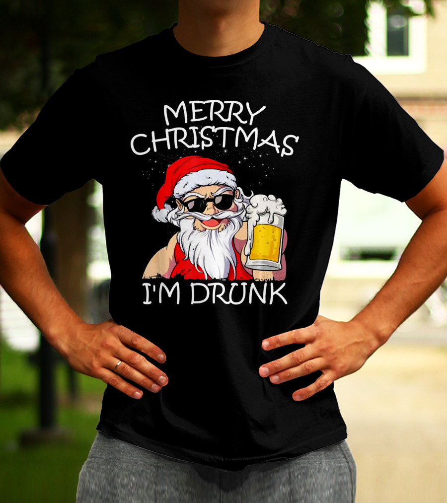 Merry Christmas Santa I'm Drunk T-Shirt