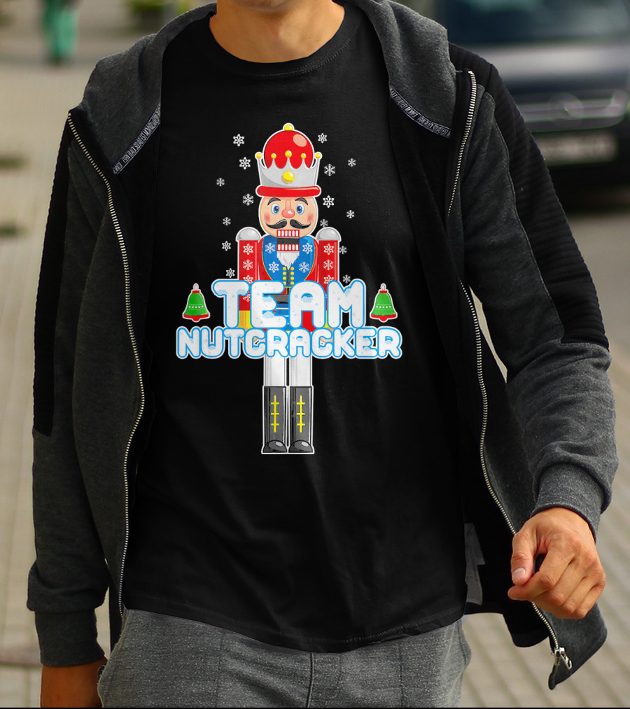 Team Nutcracker Snowflake Bells T-Shirt