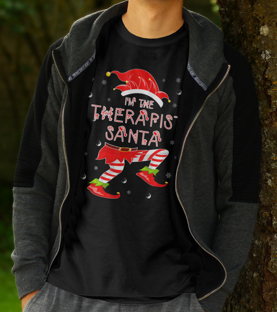 I'm The Therapist Santa Funny Elf T-Shirt