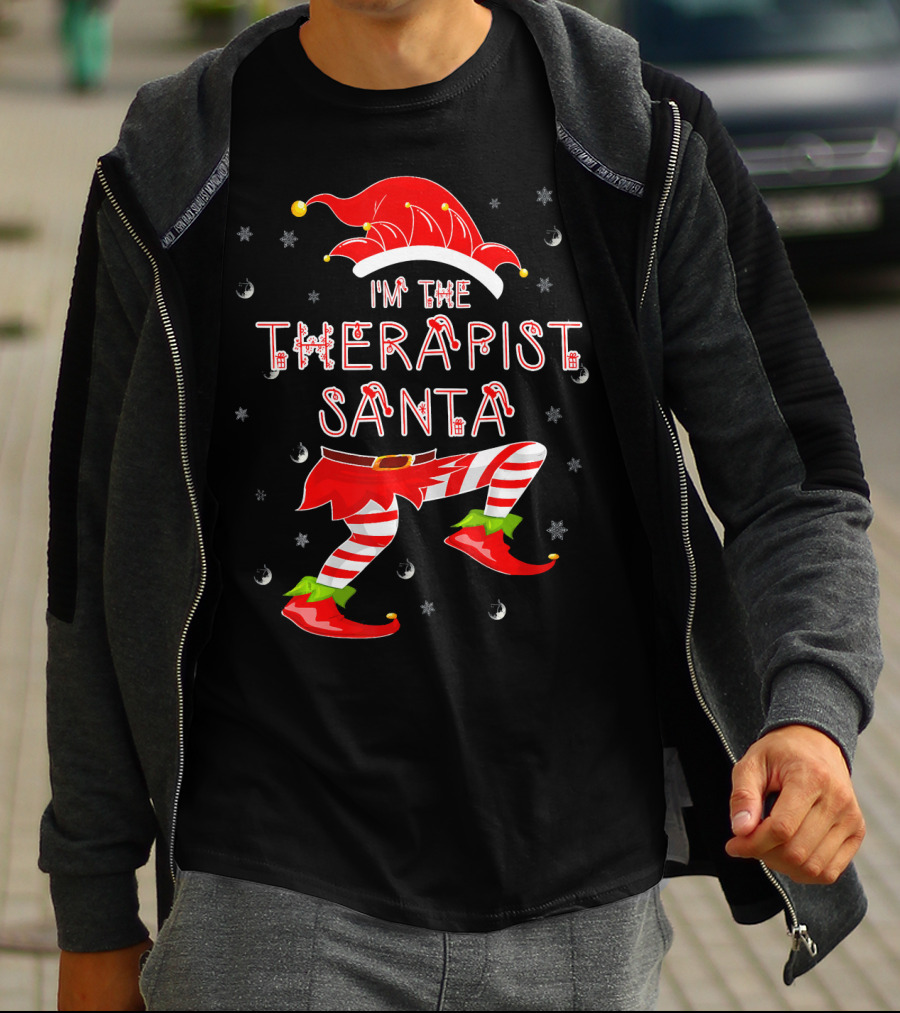 I'm The Therapist Santa Funny Elf T-Shirt
