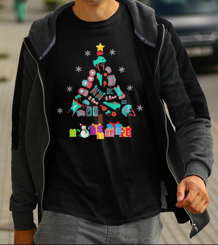 Christmas Tree Roller Derby Gear T-Shirt