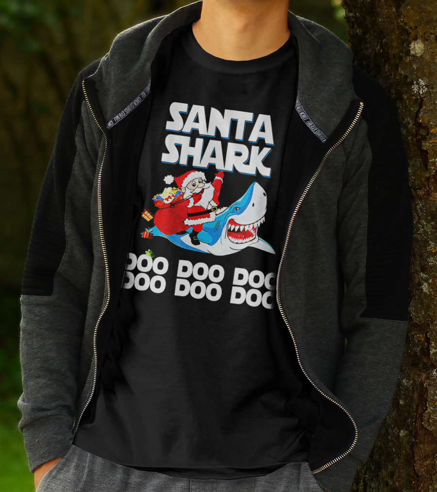SANTA SHARK DOO DOO DOO DOO DOO DOO T-Shirt