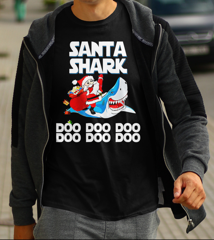 SANTA SHARK DOO DOO DOO DOO DOO DOO T-Shirt