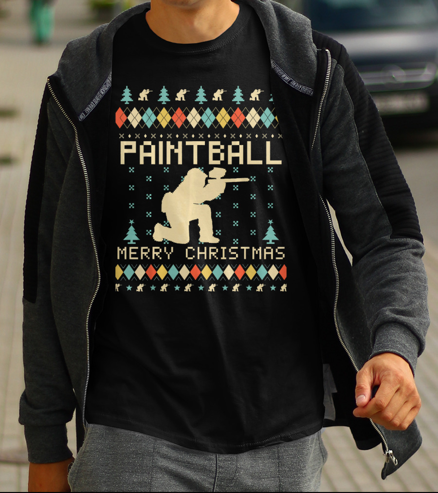 PAINTBALL MERRY CHRISTMAS T-Shirt