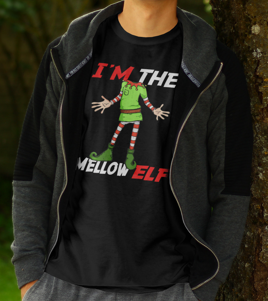 I'm The Mellow Elf Christmas Family Group T-Shirt