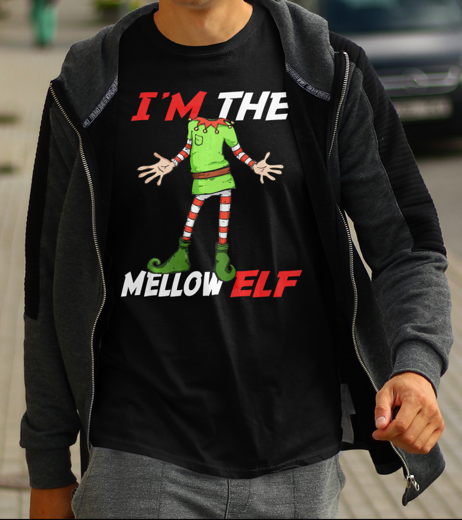 I'm The Mellow Elf Christmas Family Group T-Shirt