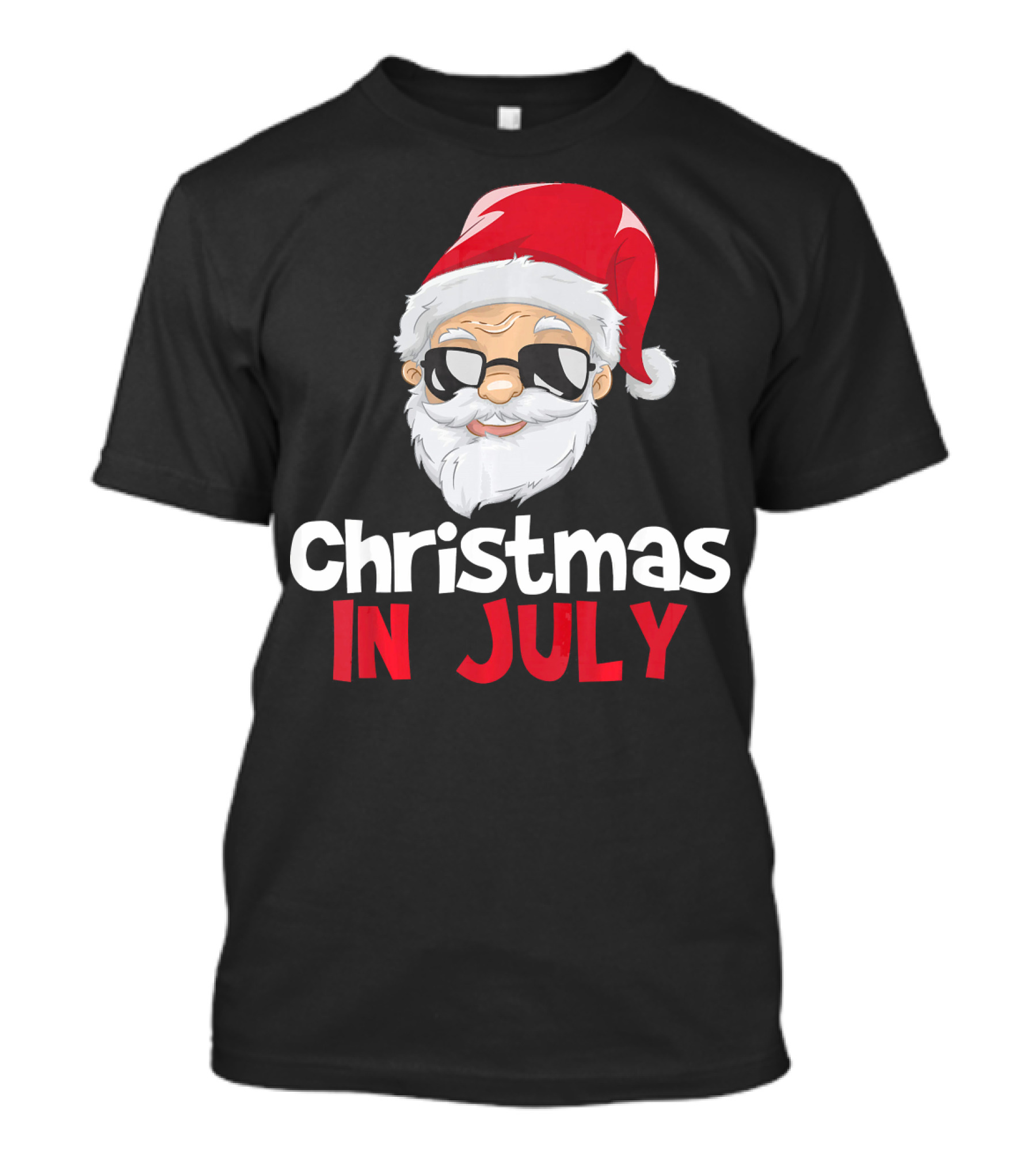 Christmas In July Santa Claus Iconic Holiday T-Shirt