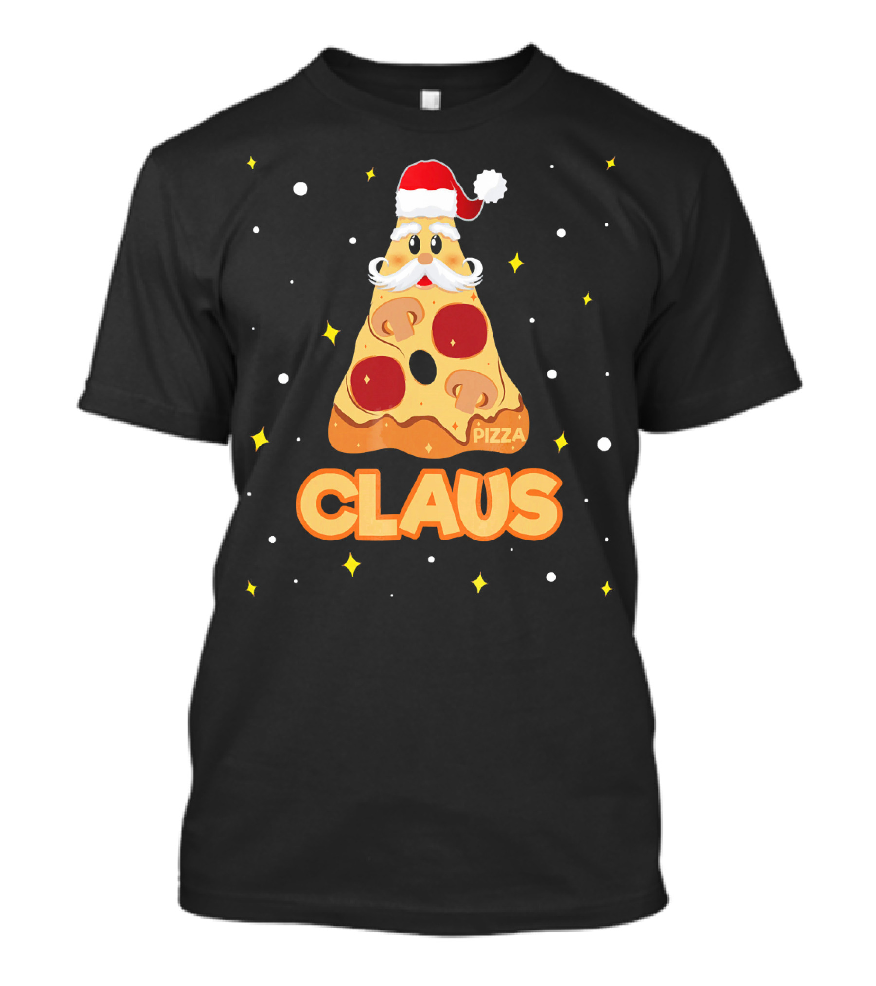 Pizza Claus Funny Santa Merry Crustmas T-Shirt