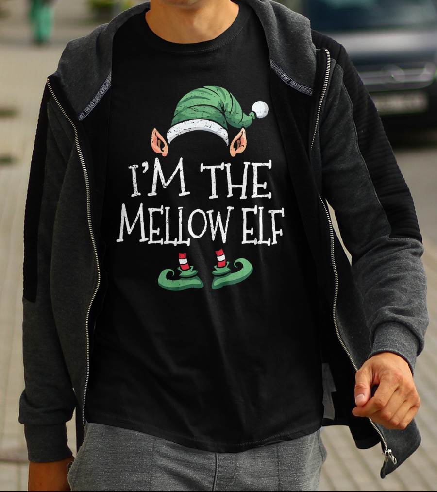 I'm The Mellow Elf Matching Family Holiday Group T-Shirt
