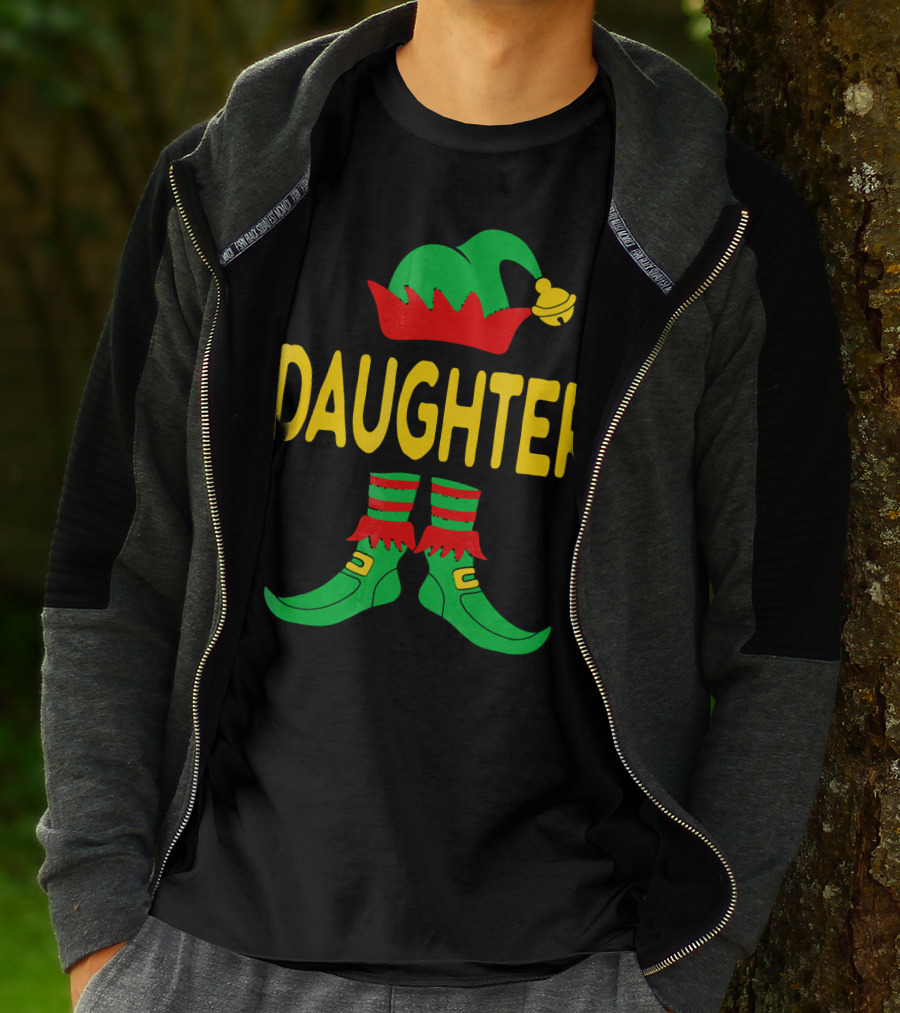 Daughter Elf Christmas Family Matching Outfits T-Shirt