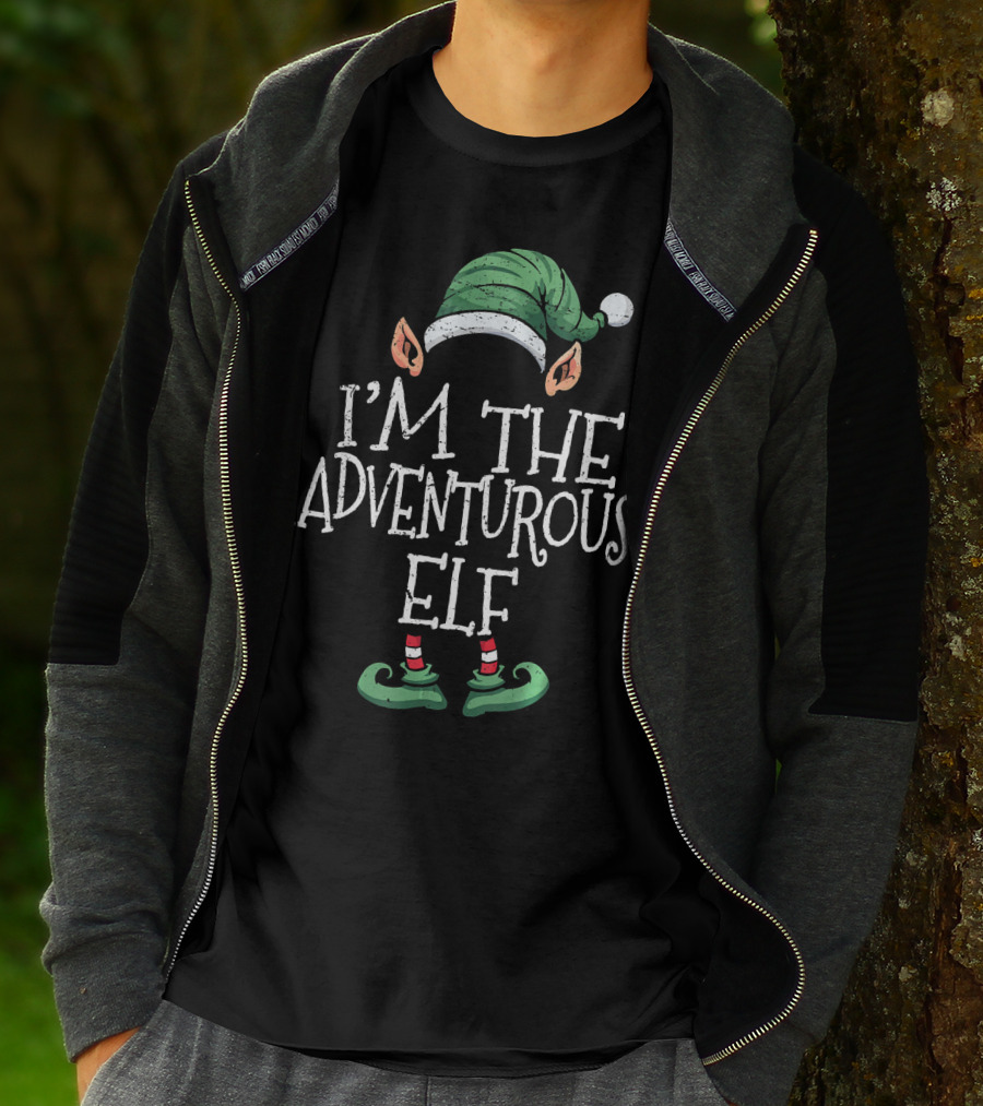 I'm The Adventurous Elf Festive Holiday Costume T-Shirt