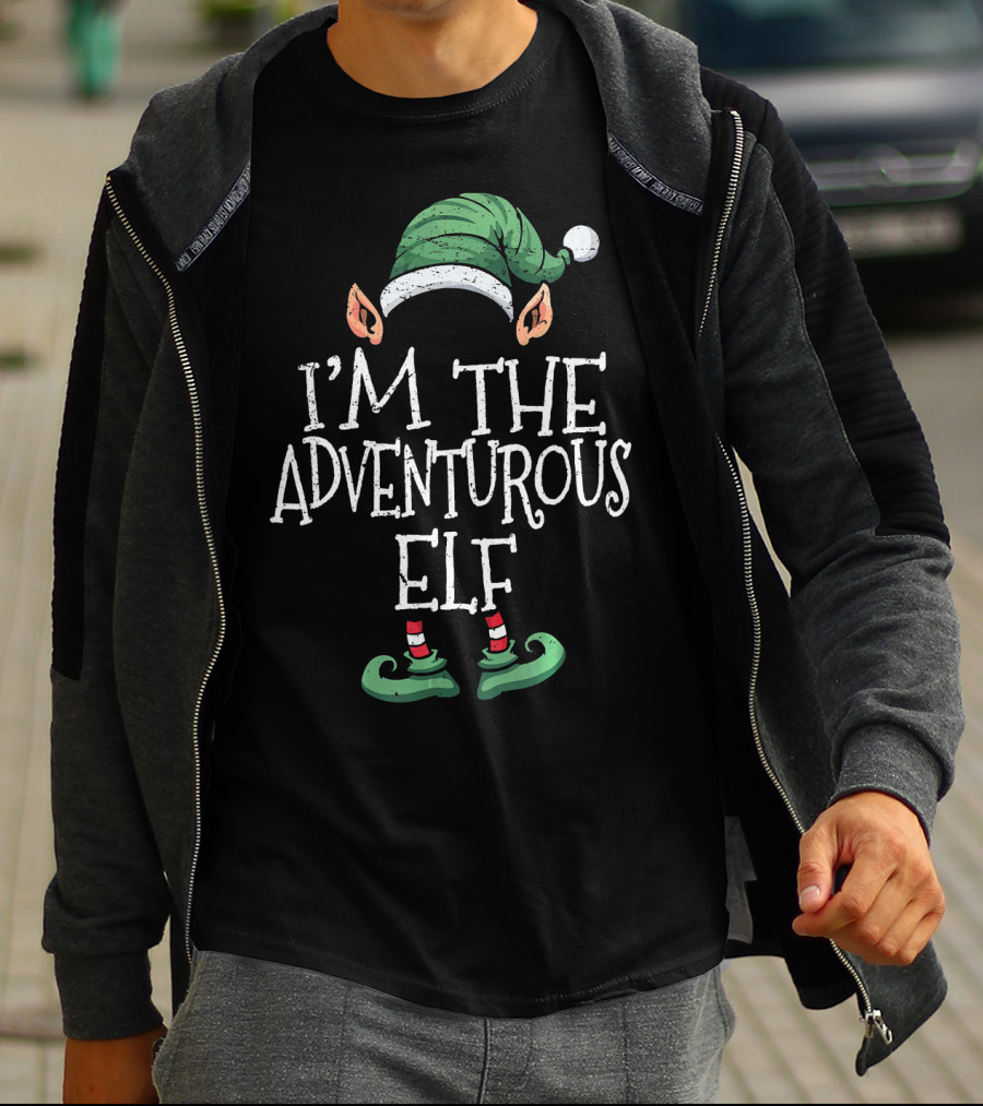 I'm The Adventurous Elf Festive Holiday Costume T-Shirt