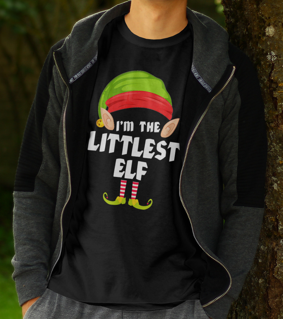 I'm The Littlest Elf Matching Family Group T-Shirt