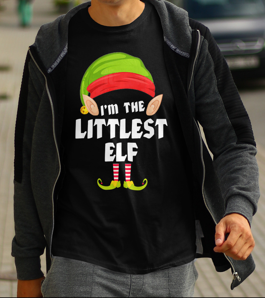I'm The Littlest Elf Matching Family Group T-Shirt