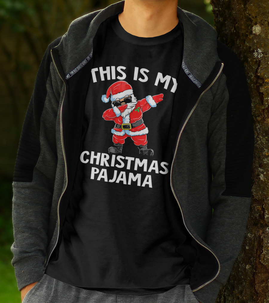 THIS IS MY CHRISTMAS PAJAMA DABBING SANTA T-Shirt