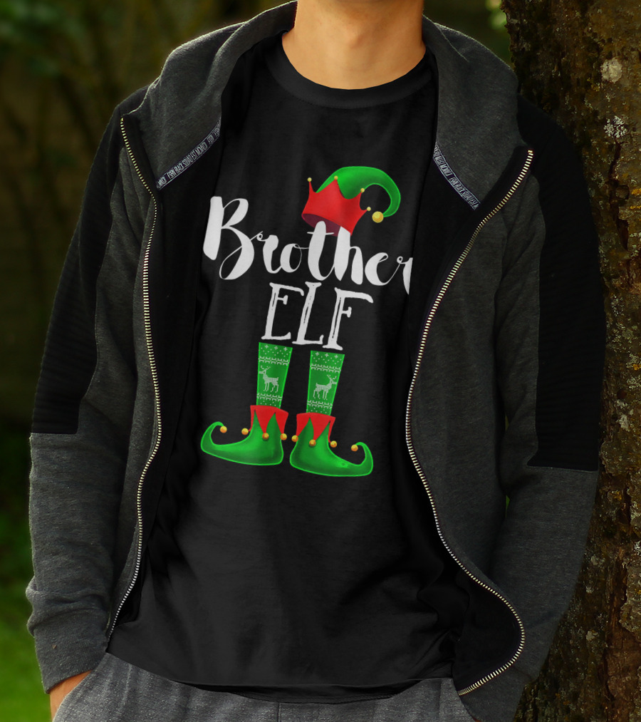 Brother Elf Matching Family Christmas T-Shirt