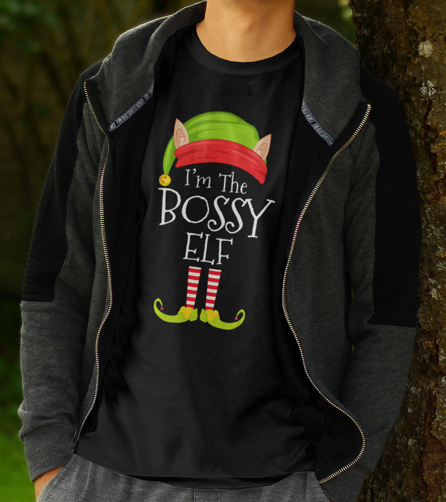 I'm The Bossy Elf Christmas T-Shirt
