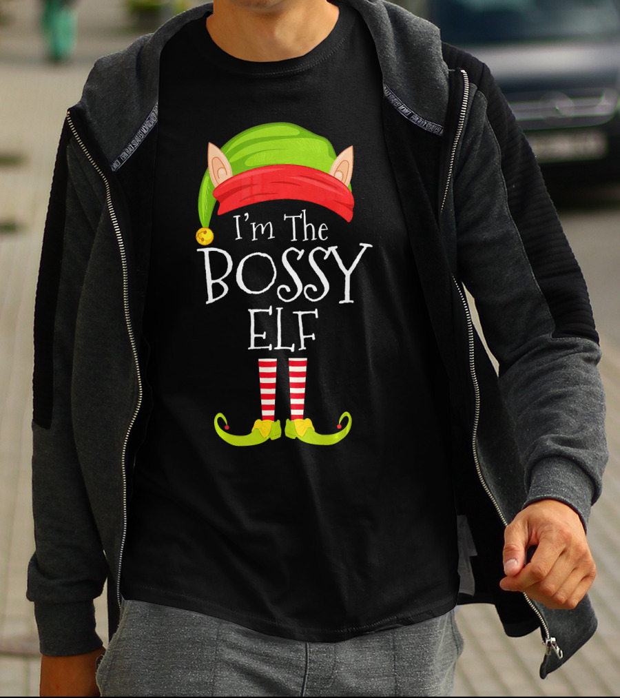 I'm The Bossy Elf Christmas T-Shirt