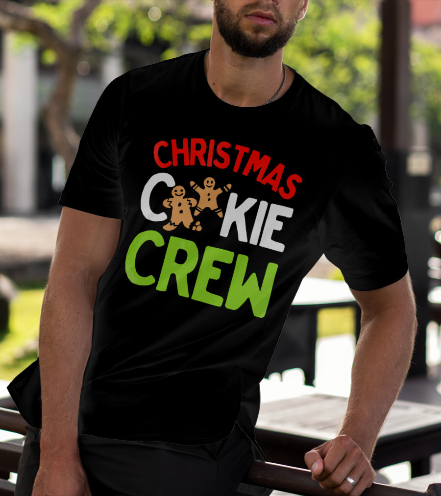 Christmas Cookie Crew With Gingerbread Iconic Festive T-Shirt