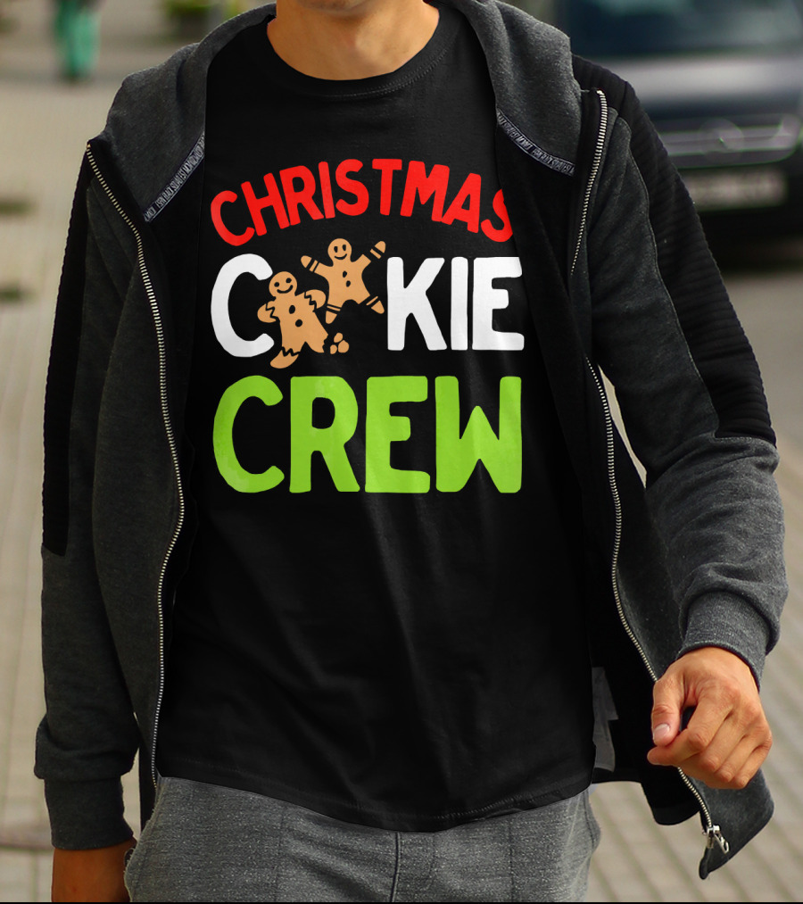 Christmas Cookie Crew With Gingerbread Iconic Festive T-Shirt