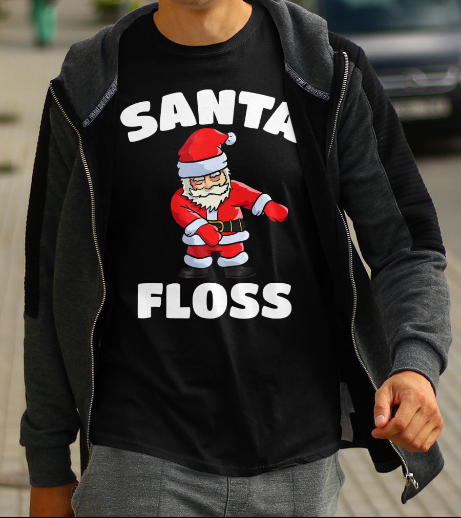 Santa Floss Dance Christmas Moves T-Shirt