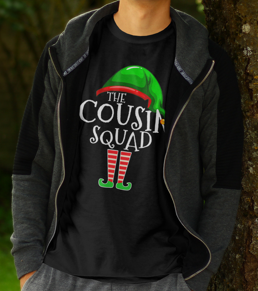 The Cousin Squad Elf Family Matching Group T-Shirt
