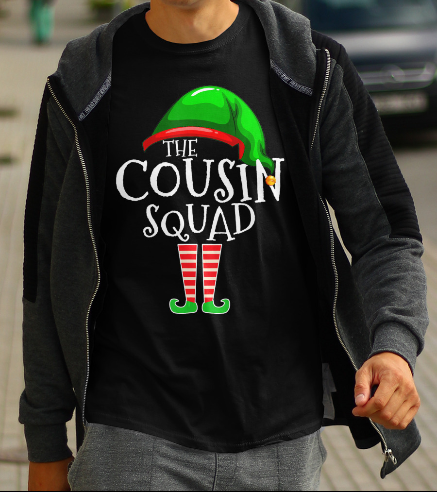 The Cousin Squad Elf Family Matching Group T-Shirt