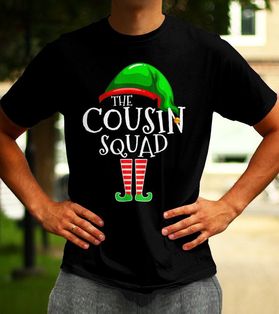 The Cousin Squad Elf Family Matching Group T-Shirt