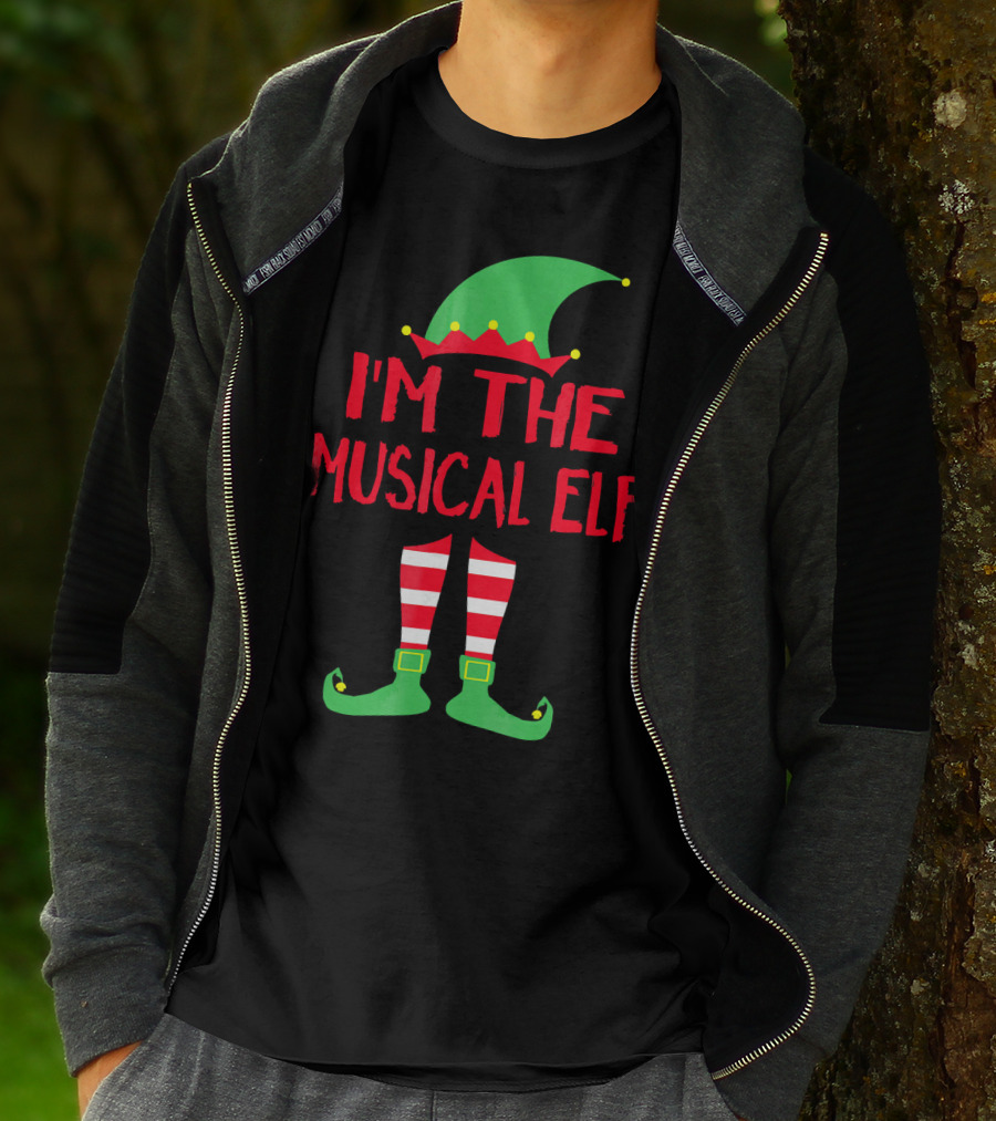 I'm The Musical Elf Matching Family Christmas Pajama Party T-Shirt