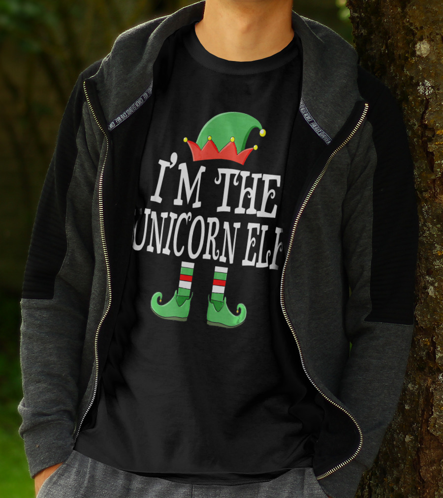 I'm The Unicorn Elf Matching Family Christmas Funny T-Shirt