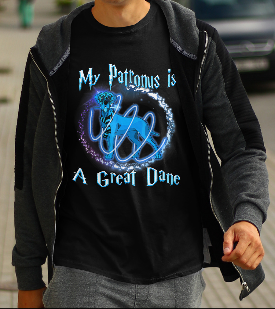 My Patronus Is A Great Dane Magical Dog T-Shirt