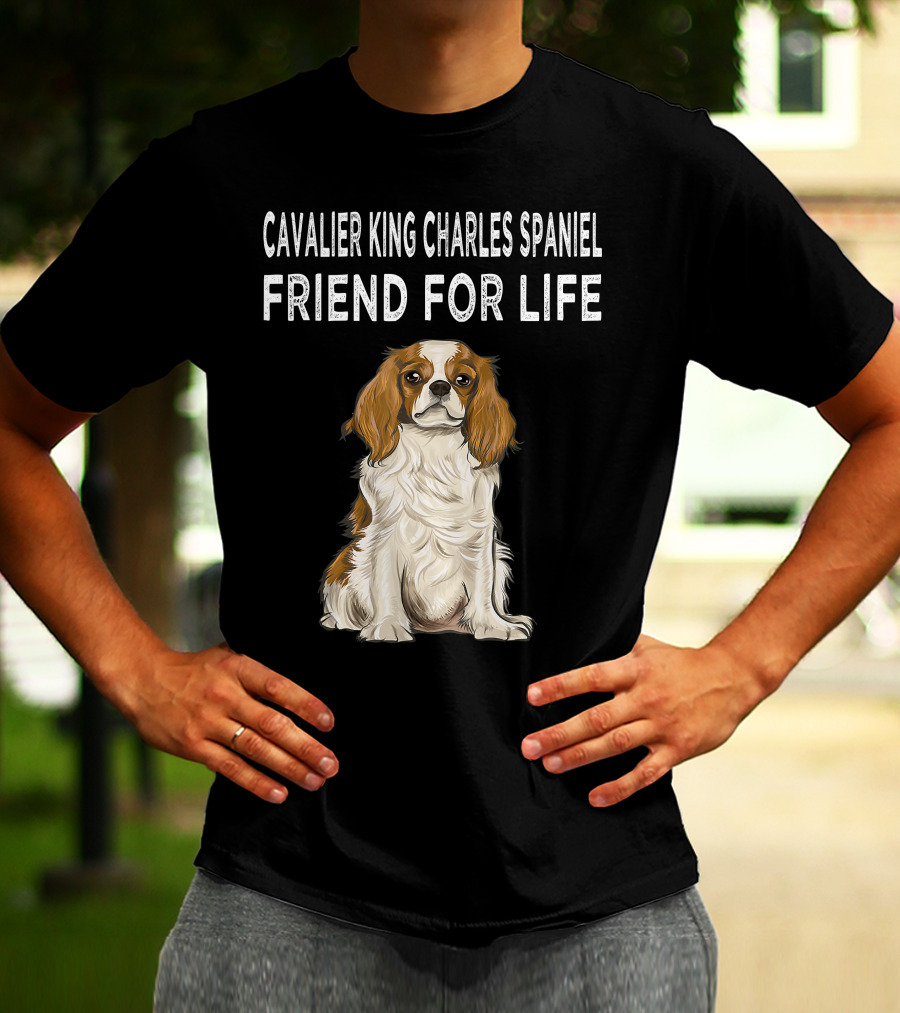 Cavalier King Charles Spaniel Loyal Companion Friend For Life T-Shirt
