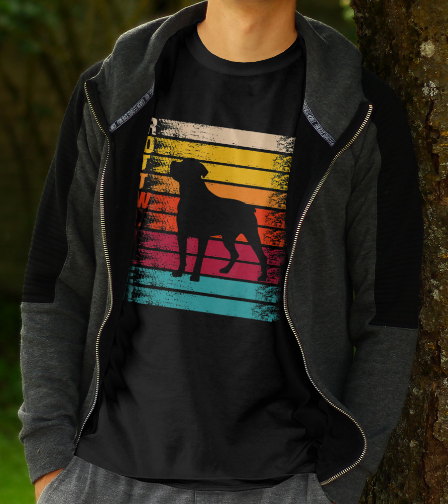 Rottweiler Mom Retro Dog Vintage T-Shirt
