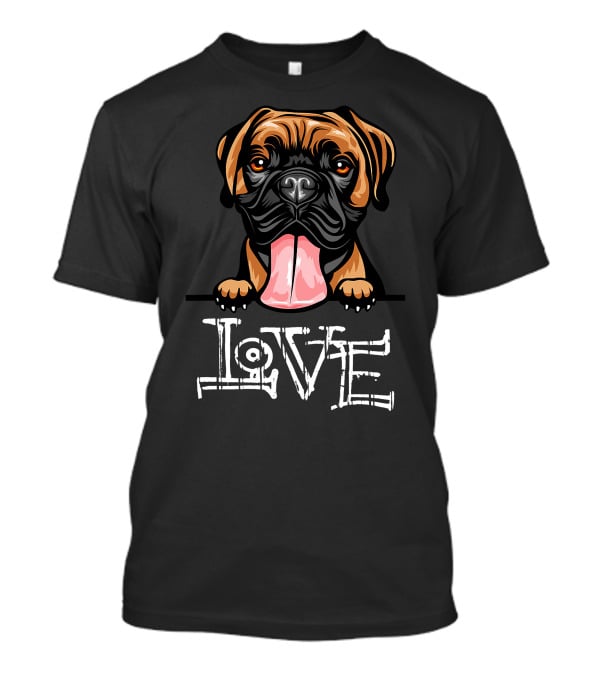 Boxer Dog Love T-Shirt