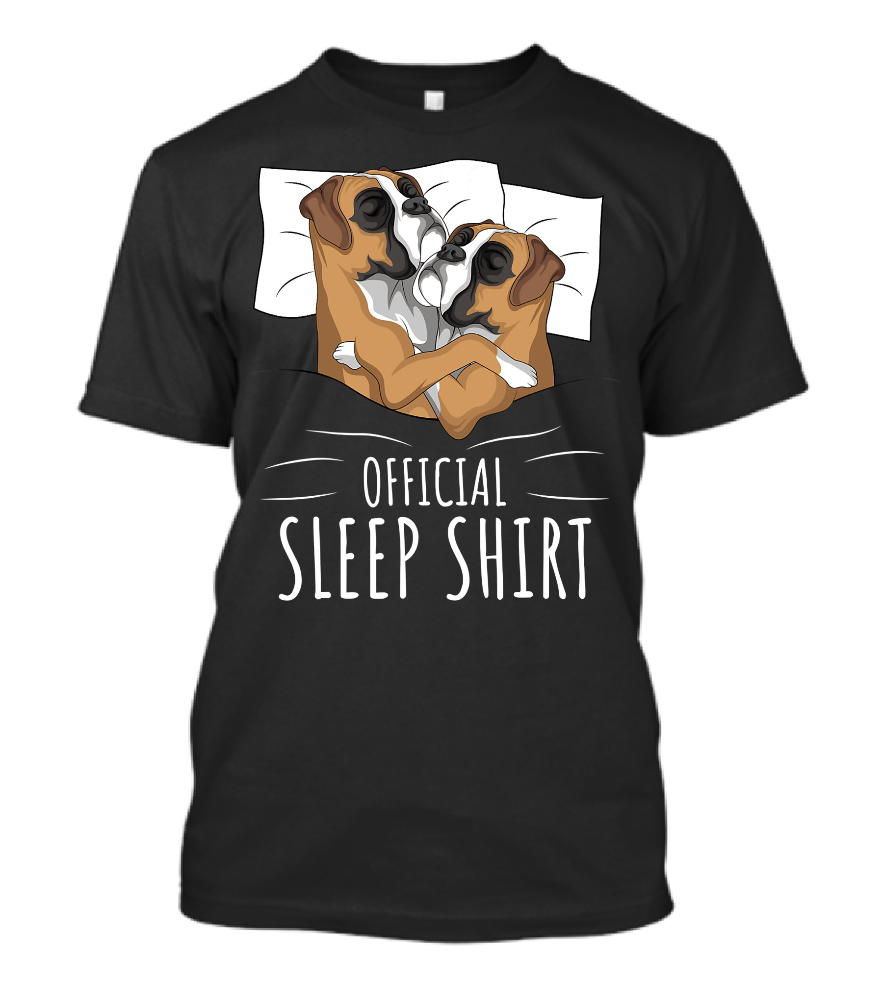 Boxer Dog Official Sleep T-Shirt