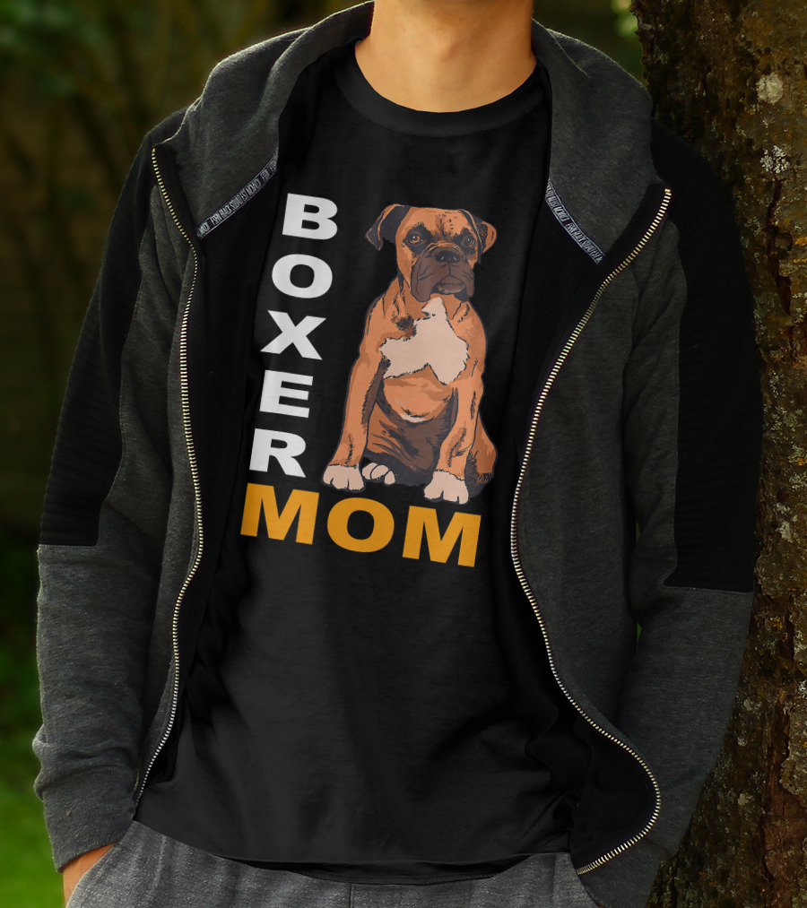 Boxer Mom: Proud Mama Of A Boxer Dog T-Shirt