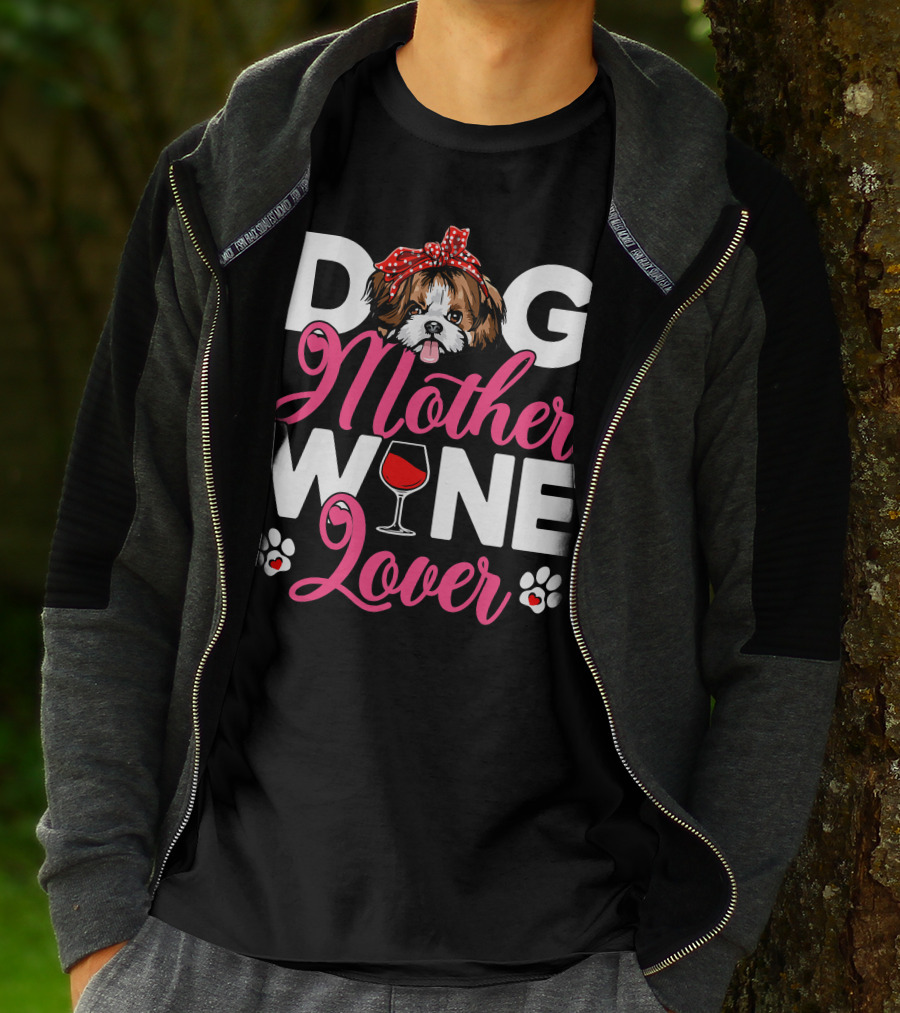 Cute Shih Tzu Dog Mother Lover T-Shirt